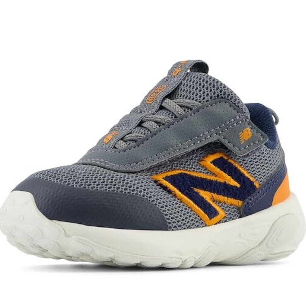 New Balance Kids' Blue and Orange Sneakers size 6